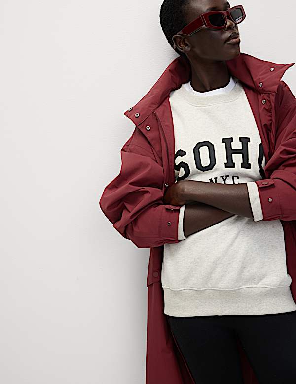 Waterproof Oversized  Longline Parka Coat - CA