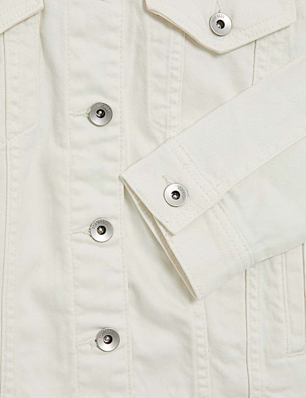 Veste en jean de coton extensible - BE