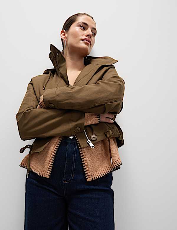 Cotton Rich Canvas Stormwear™ Hooded Parka - NZ