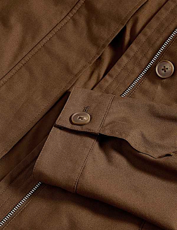 Cotton Rich Canvas Stormwear™ Hooded Parka - NZ