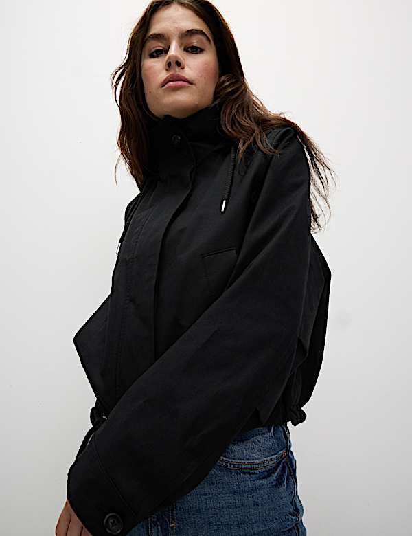 Cotton Rich Canvas Stormwear™ Hooded Parka - US