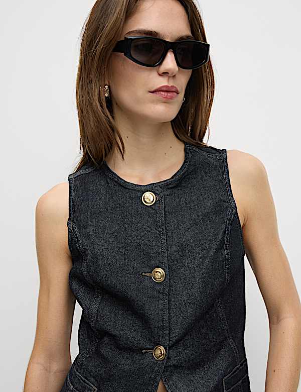 Denim Waistcoat