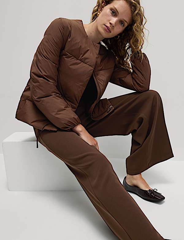 Feather & Down Padded Liner Jacket - LU