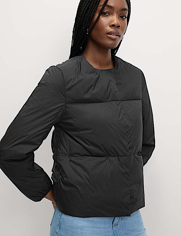 Feather & Down Padded Liner Jacket - LV