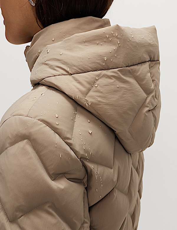 Feather & Down Zig Zag Quilted Jacket - KG