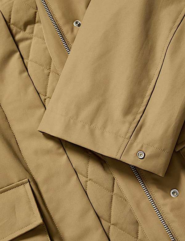 מעיל פארקה Stormwear™‎ עם כיסים וצווארון נשפך - IL