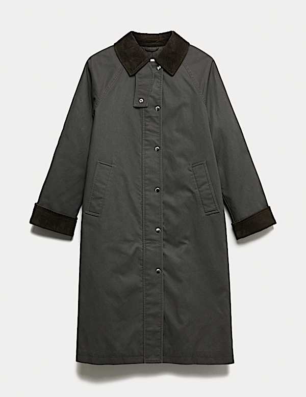 Cotton Rich Collared Utility Car Coat - IL