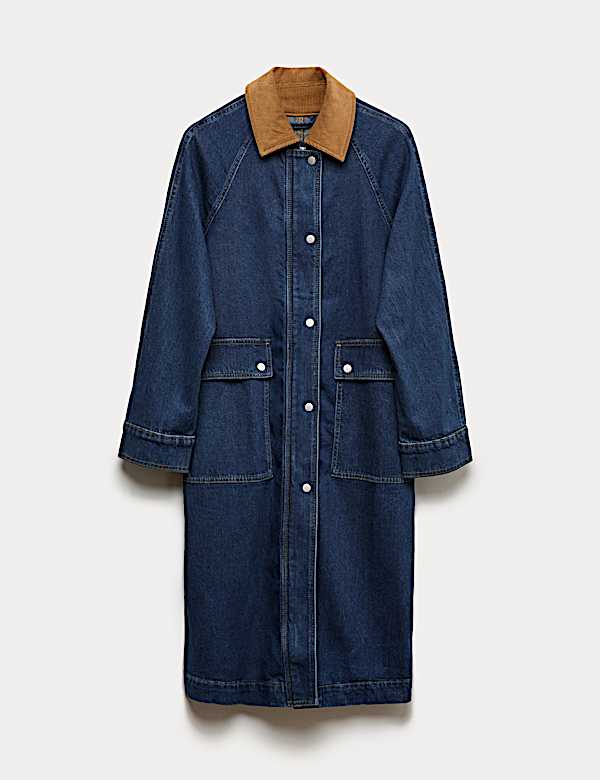 Τζιν παλτό-καμπαρντίνα - GR