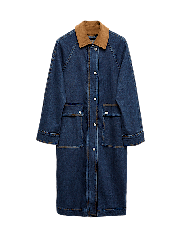 Denim Car Coat