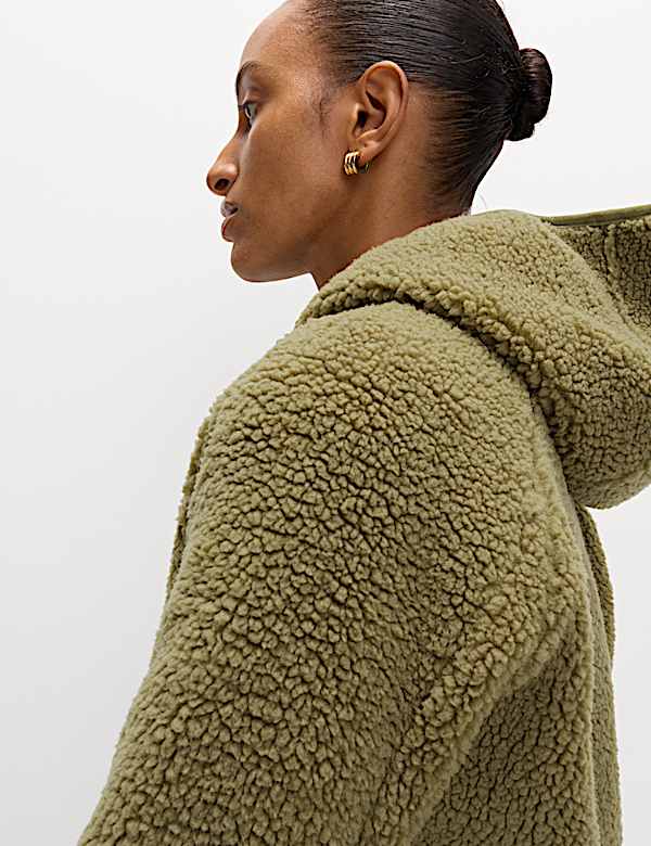 Borg Lightweight Hooded Jacket