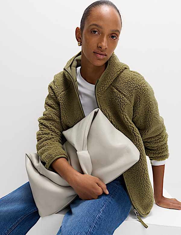 Borg Lightweight Hooded Jacket