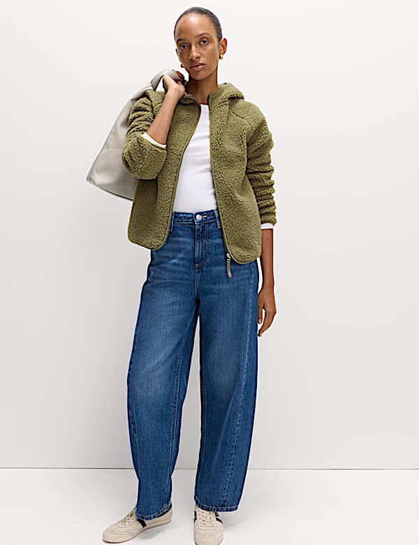 Borg Lightweight Hooded Jacket