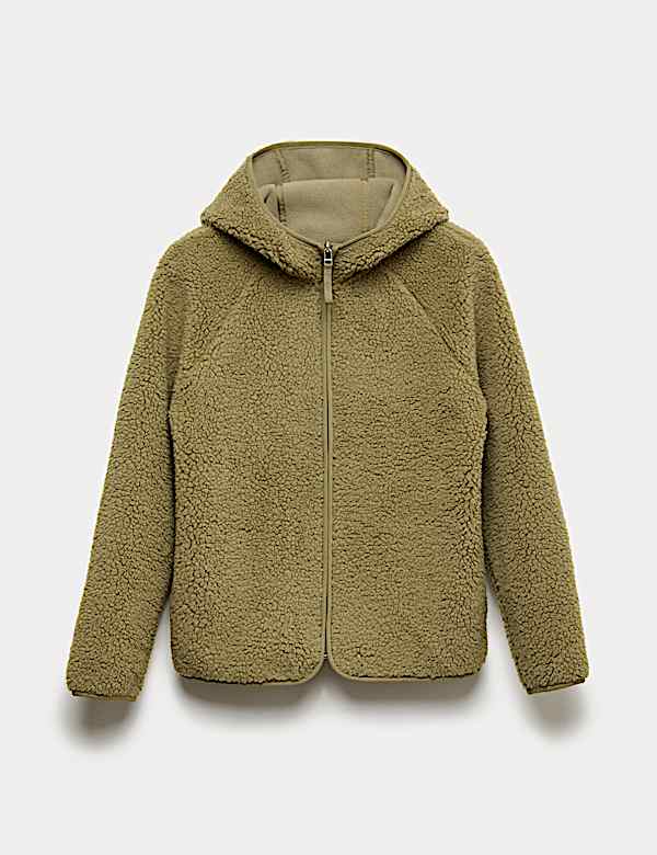 Borg Lightweight Hooded Jacket - US