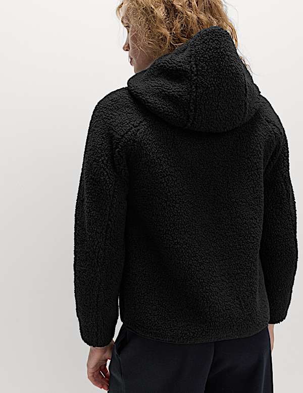 Borg Lightweight Hooded Jacket