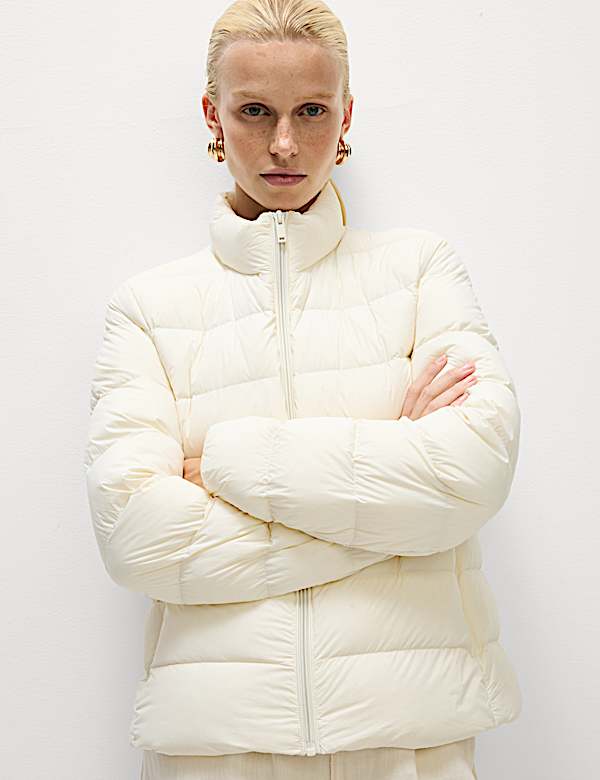 Feather & Down Packaway Puffer Jacket