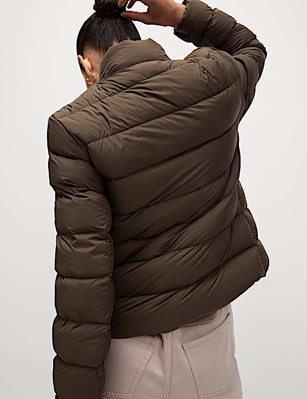 Feather & Down Packaway Puffer Jacket