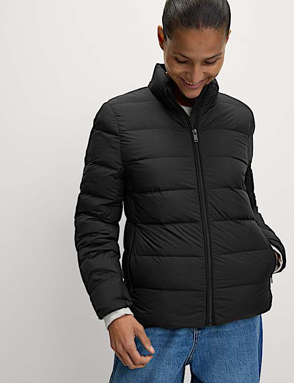 Feather & Down Packaway Puffer Jacket