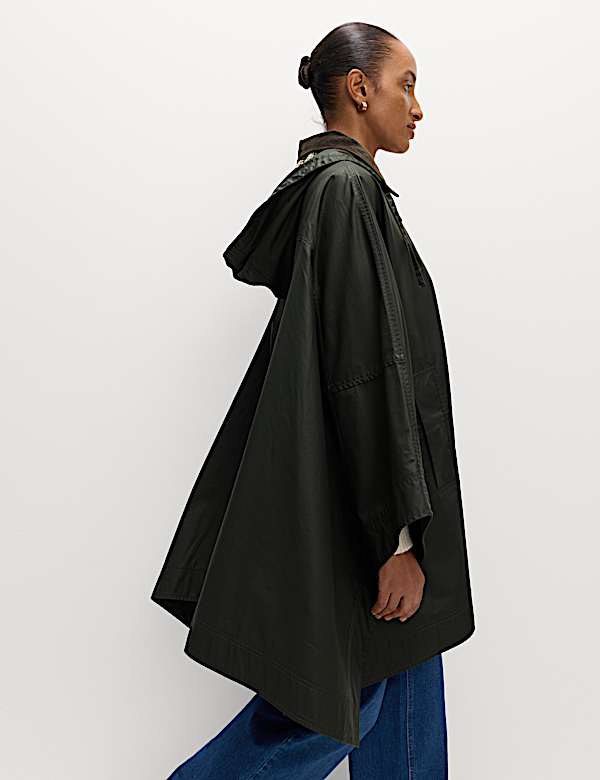 Stormwear™ Cotton Rich Waxed Look Cape - GR