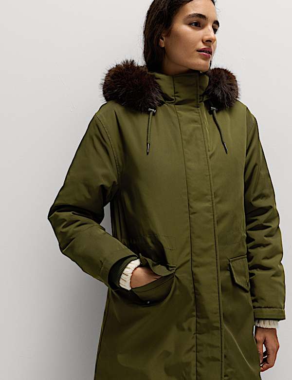Technical Stormwear&trade; Hooded Longline Parka Coat - JP