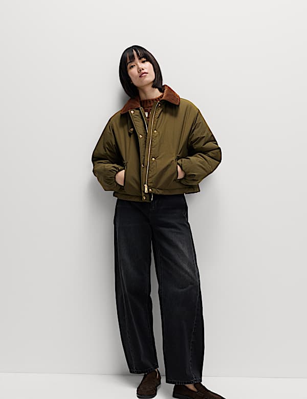 Cotton Blend Thermowarmth™ Puffer Jacket - CZ