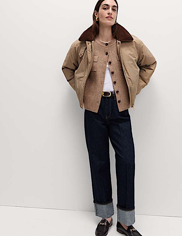 Veste molletonn&eacute;e en coton m&eacute;lang&eacute;, dot&eacute;e de la technologie Thermowarmth&trade; - CH