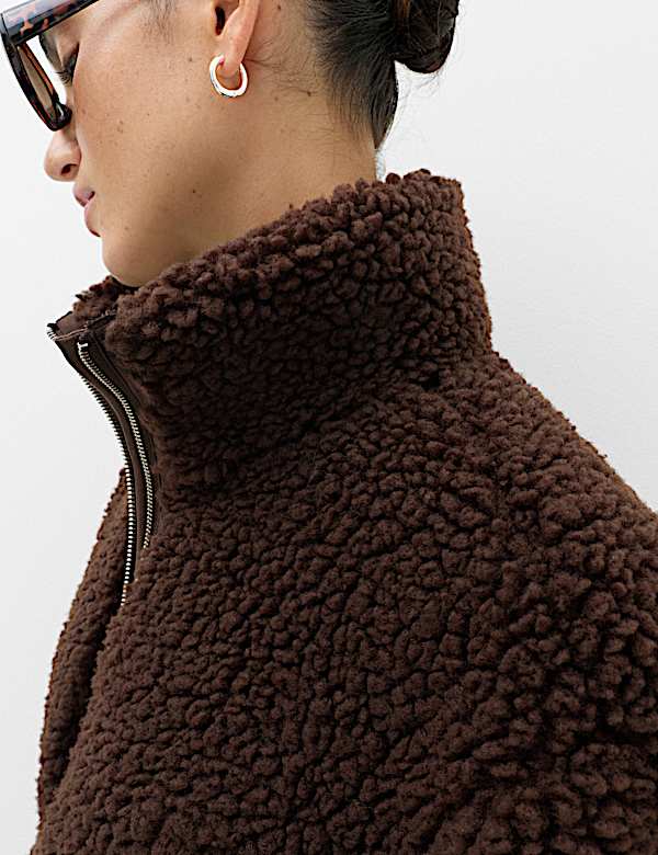 Chaqueta con cuello chimenea - US