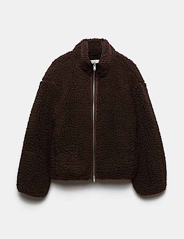 Chaqueta con cuello chimenea - US