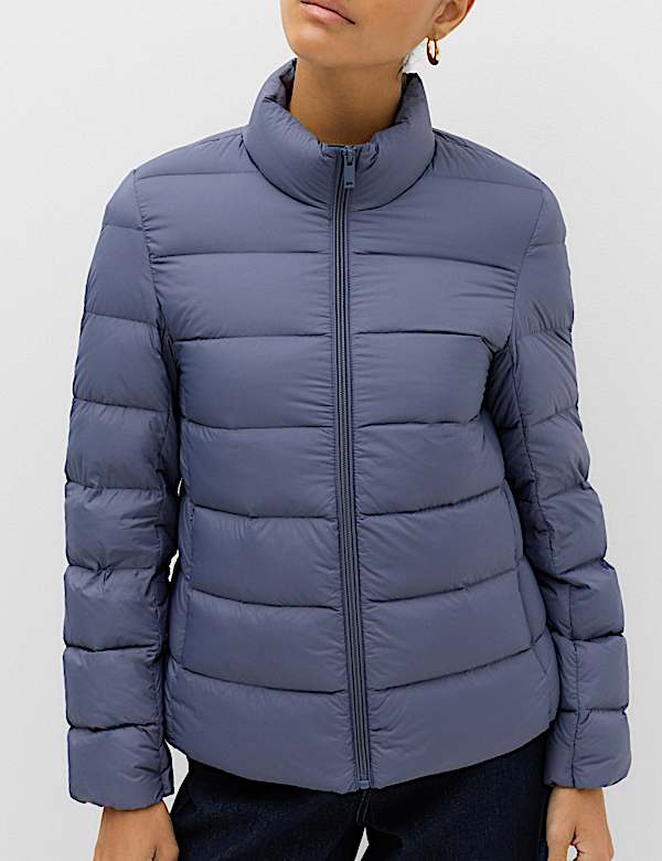 Feather & Down Padded Puffer Jacket