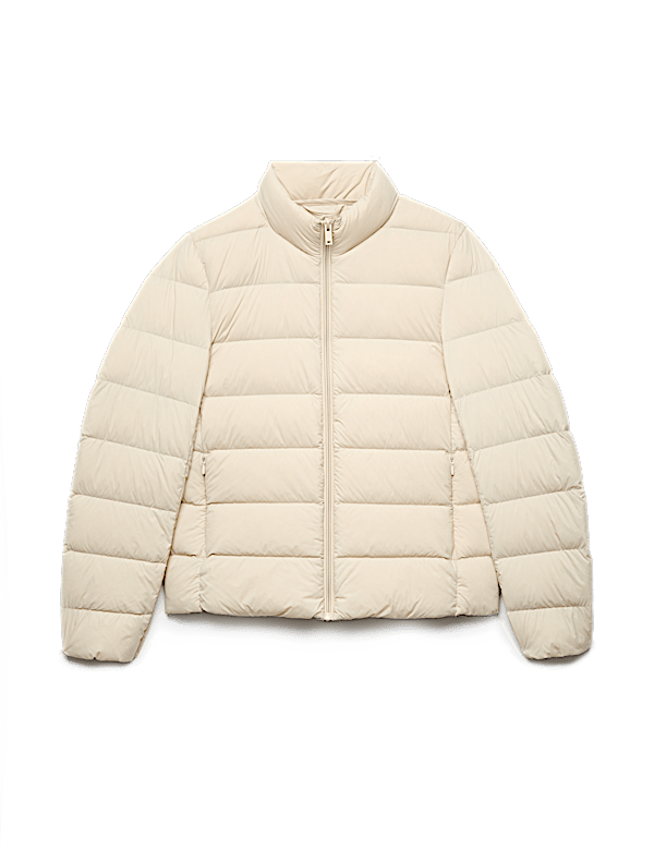 Feather & Down Padded Puffer Jacket
