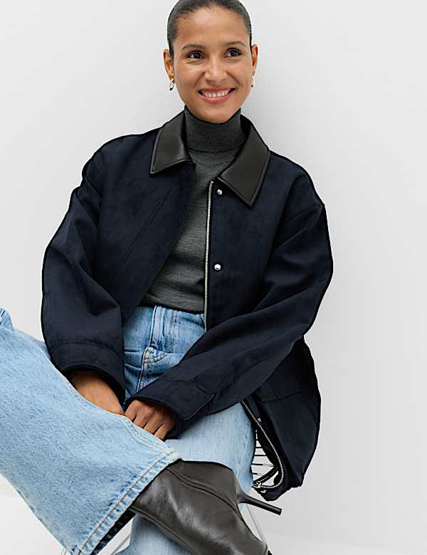 Suedette Barn Jacket - CA