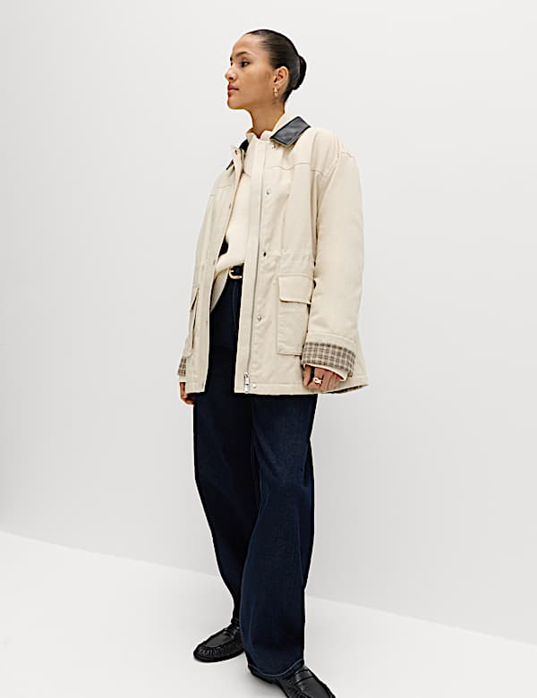 Pure Cotton Canvas Padded Barn Jacket - KG