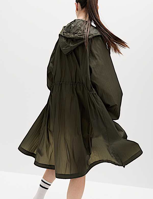Stormwear&trade; Hooded Packaway Raincoat - PL