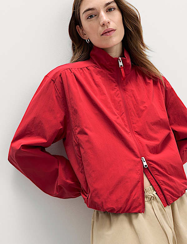 Stormwear&trade; Lightweight Funnel Neck Gathered Jacket - LU