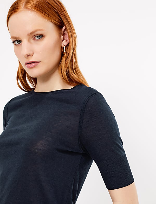 Cotton Blend Slim Fit T-Shirt