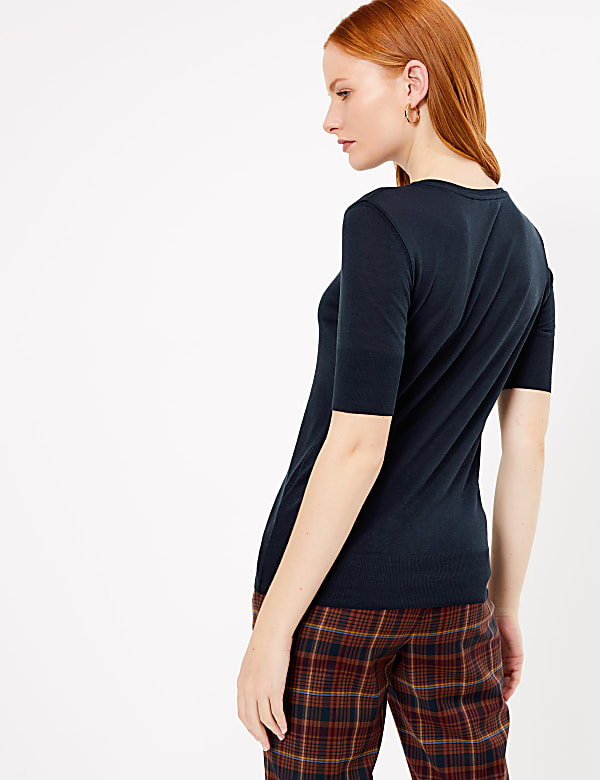 Cotton Blend Slim Fit T-Shirt