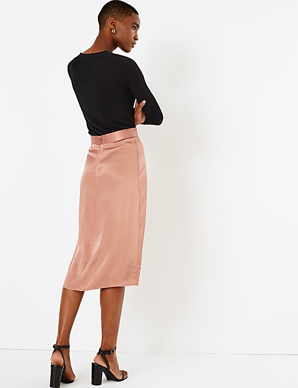 Slip Midi Skirt