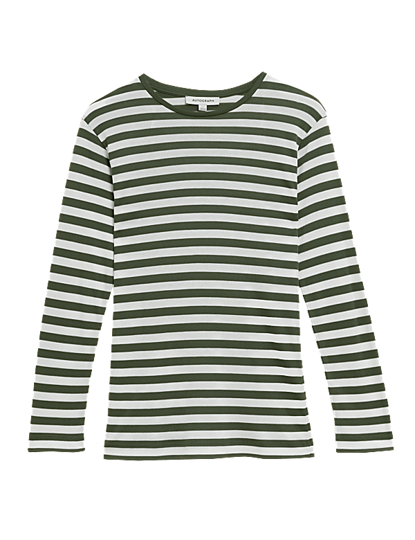Striped Round Neck Top