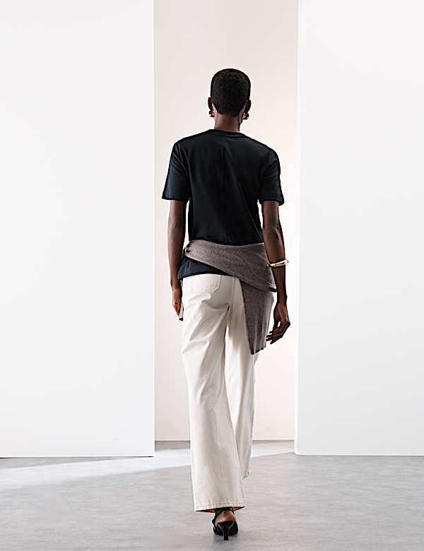 Cotton Rich Crew Neck T-Shirt - RS