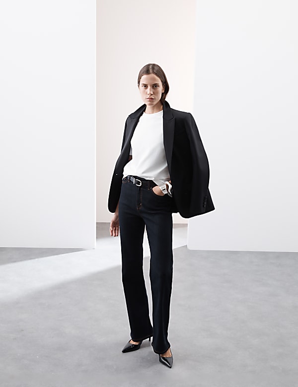 T-Shirt με κλειστή στρογγυλή λαιμόκοψη και υψηλή περιεκτικότητα σε βαμβάκι - GR