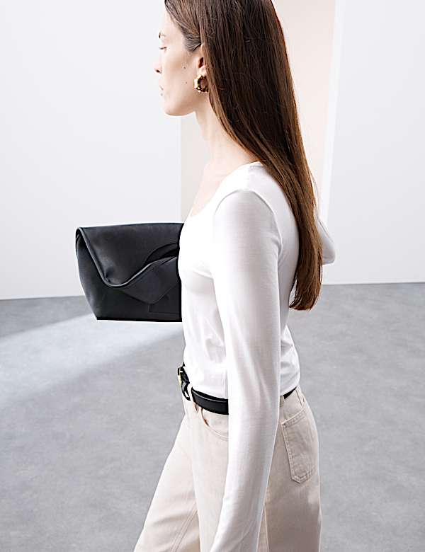 Jersey Scoop Neck Top - LT