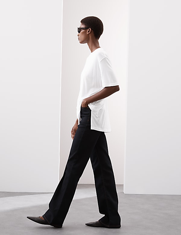 Pure Lyocell Longline T-Shirt - RS