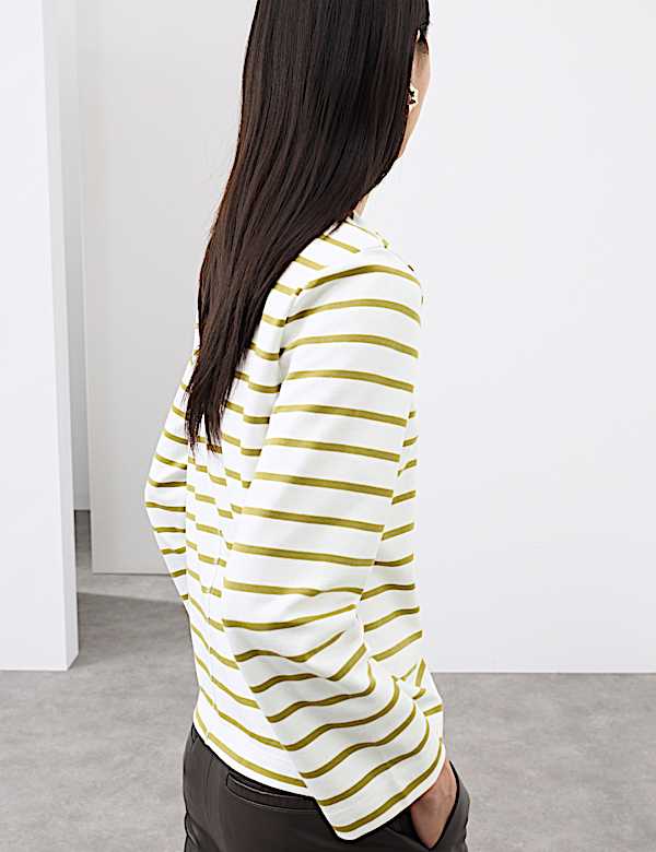 Top de rayas de algodón - US