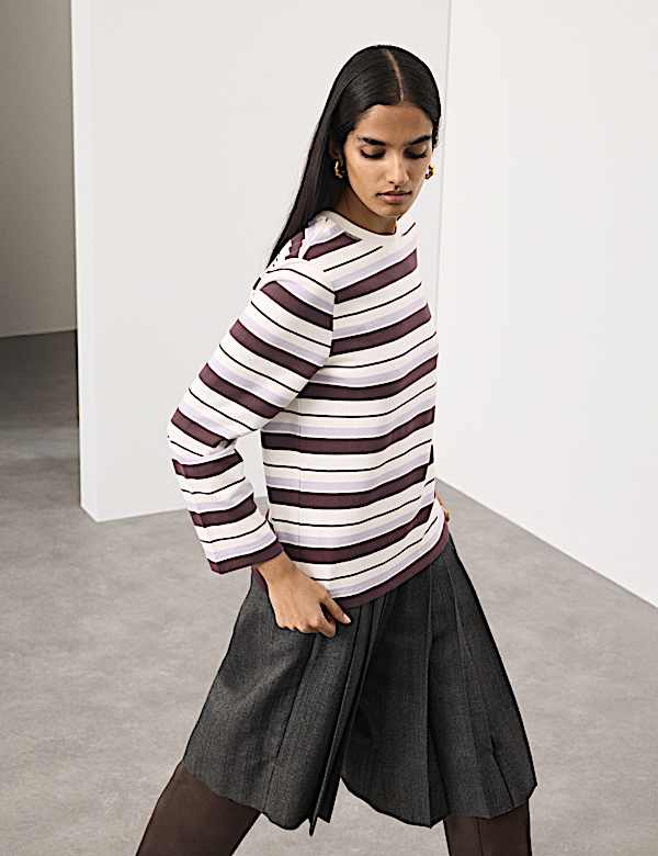 Cotton Rich Striped Top - CA