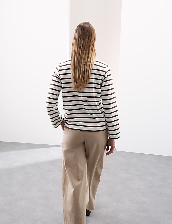 Cotton Rich Striped Top