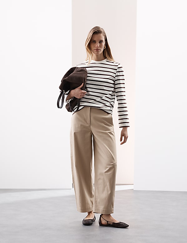 Cotton Rich Striped Top