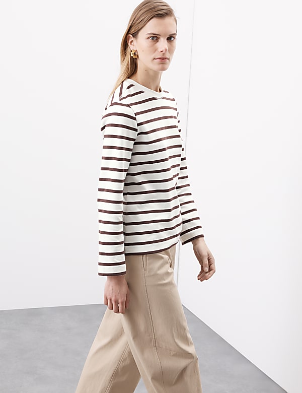 Cotton Rich Striped Top