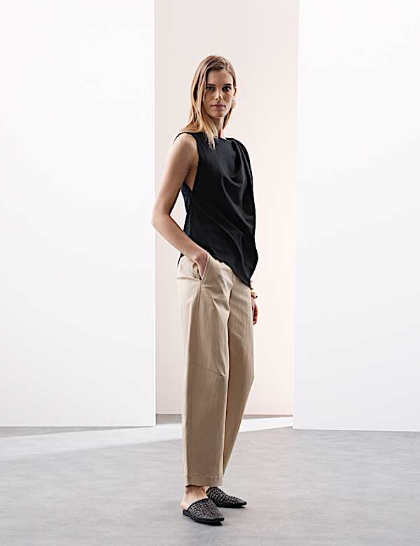 Cotton Rich Relaxed Fit Top