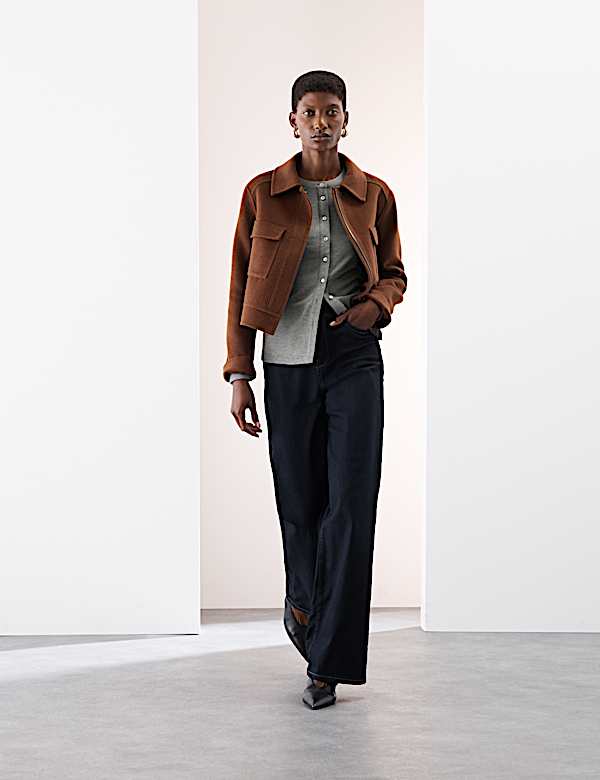 Jersey Button Through Top - NZ