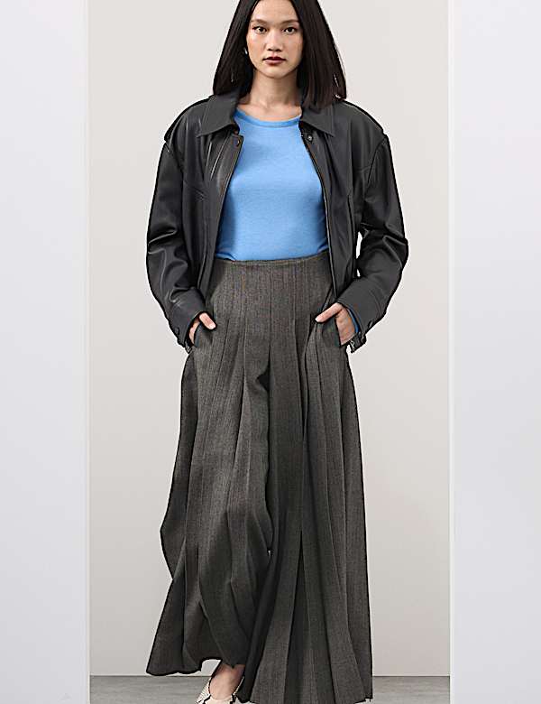 Crew Neck Top with Silk - LU