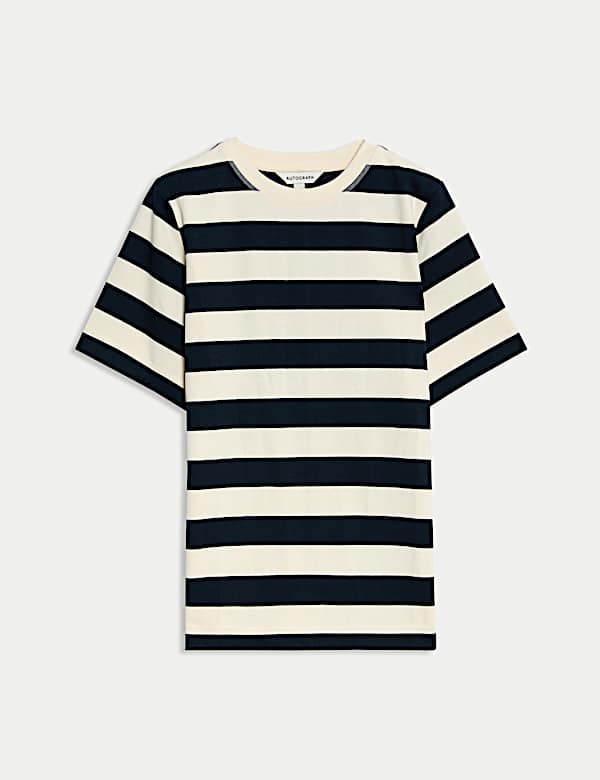 Cotton Rich Striped T-Shirt - AL